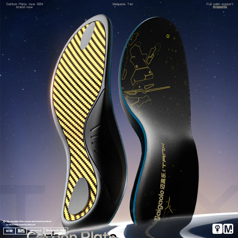 DRAKO TITAN — Pro Carbon Plate Insoles for All Sports