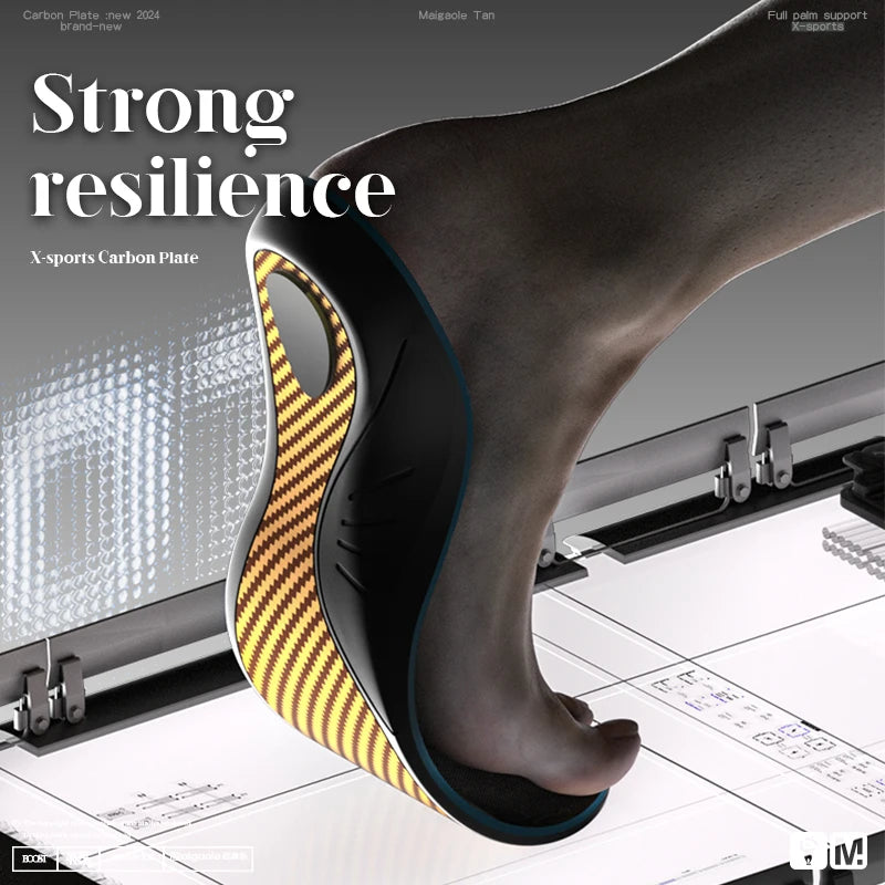 DRAKO TITAN — Pro Carbon Plate Insoles for All Sports
